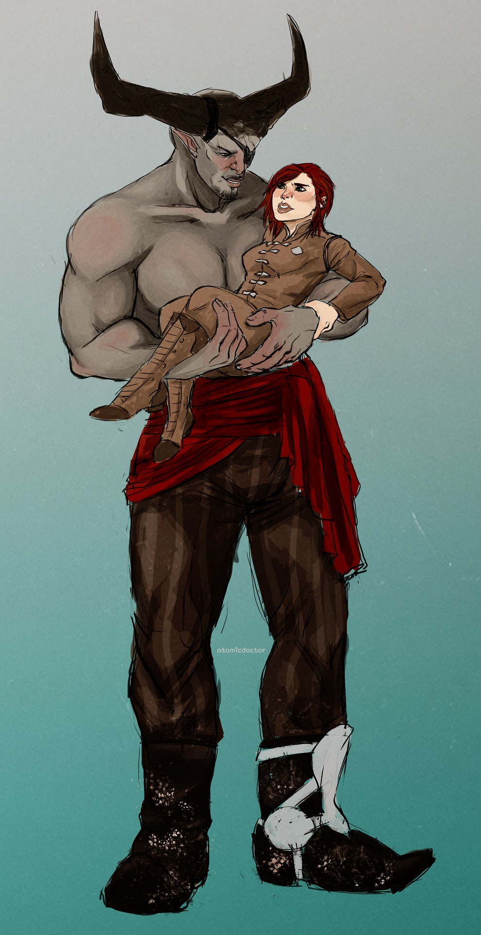 Iron bull x male inquisitor