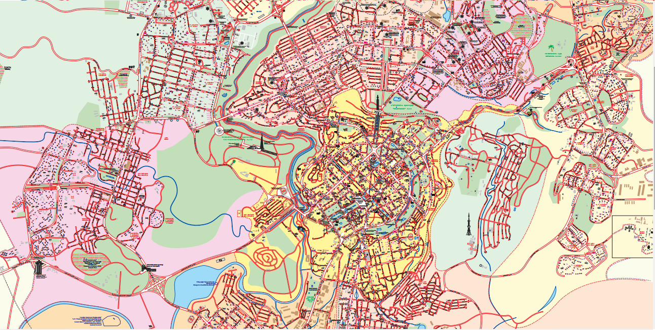 Ереван карта города на русском с достопримечательностями