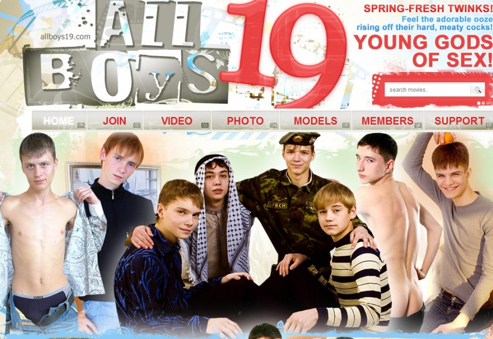 Русские подростки Allboys19: 