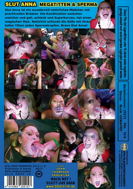 GGG - Slut Anna Megatitten & Sperma / Slutty Anna - Huge Tits and Cum / Шлюха Анна - Мегасиськи и Сперма!